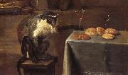 David Teniers Details of Monkeys in a Tavern China oil painting reproduction
